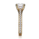Michael M Bezel Round Engagement Ring