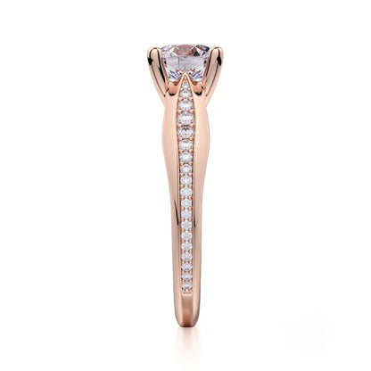 Michael M Pav�� Round Engagement Ring