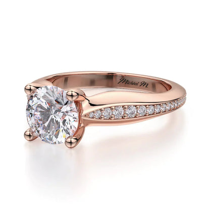 Michael M Pav�� Round Engagement Ring