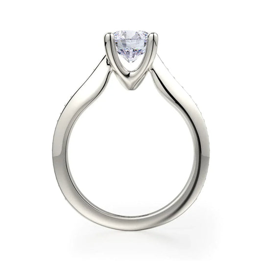Michael M Pav�� Round Engagement Ring