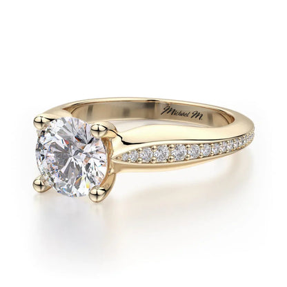 Michael M Pav�� Round Engagement Ring