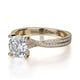 Michael M Center Stone Prong Round Engagement Ring