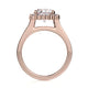 Michael M Prong Round Engagement Ring