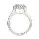 Michael M Prong Round Engagement Ring