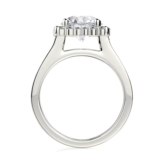 Michael M Prong Round Engagement Ring