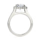 Michael M Prong Round Engagement Ring