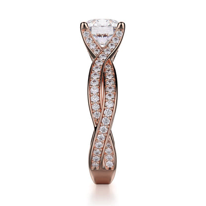 Michael M Pav�� Round Engagement Ring