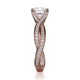Michael M Pav�� Round Engagement Ring