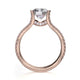 Michael M Prong Round Engagement Ring