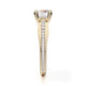 Michael M Pave Round Engagement Ring