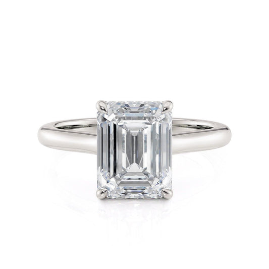 MICHAEL M Engagement Rings Platinum Montage R826-3-EM