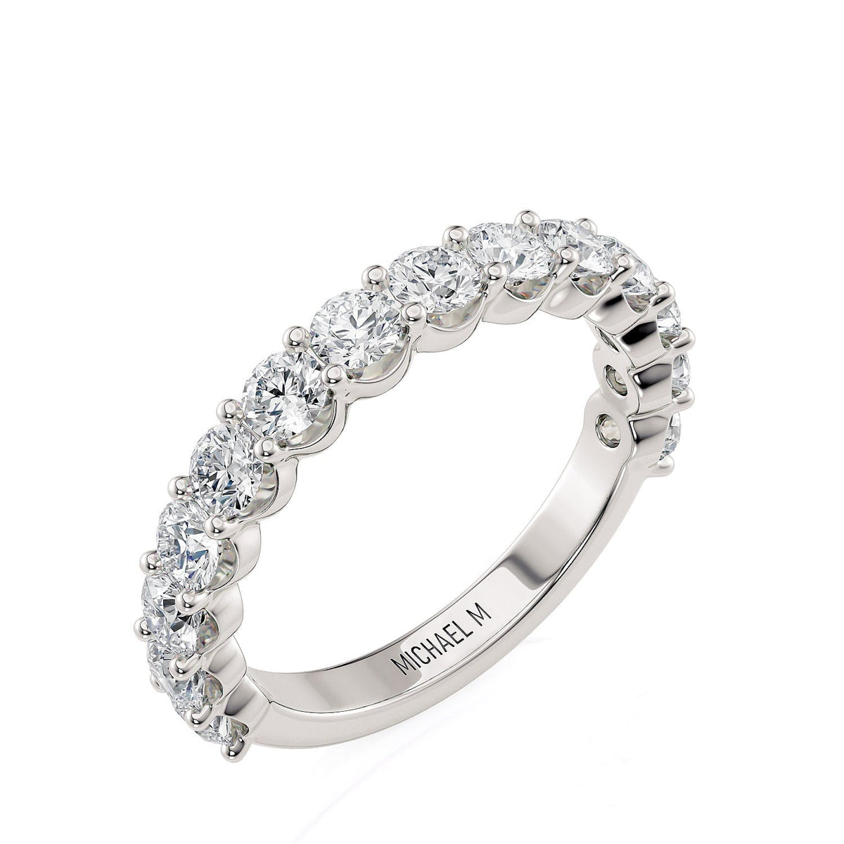 MICHAEL M Engagement Rings Platinum Wedding Band R736B
