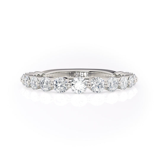 MICHAEL M Engagement Rings Platinum Wedding Band R786B