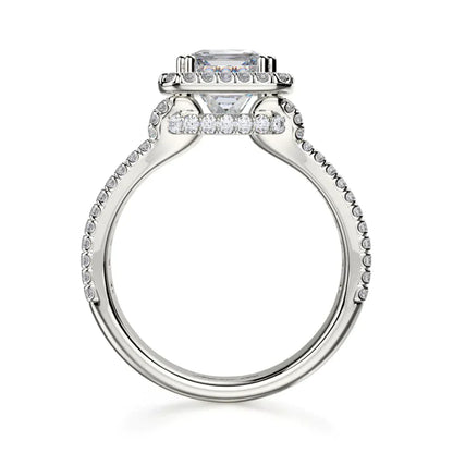 Michael M Prong Radiant Engagement Ring