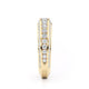 Michael M Channel / Pave Wedding Band