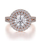 MICHAEL M Engagement Rings Rose Gold Europa R540-1 R540-1RG