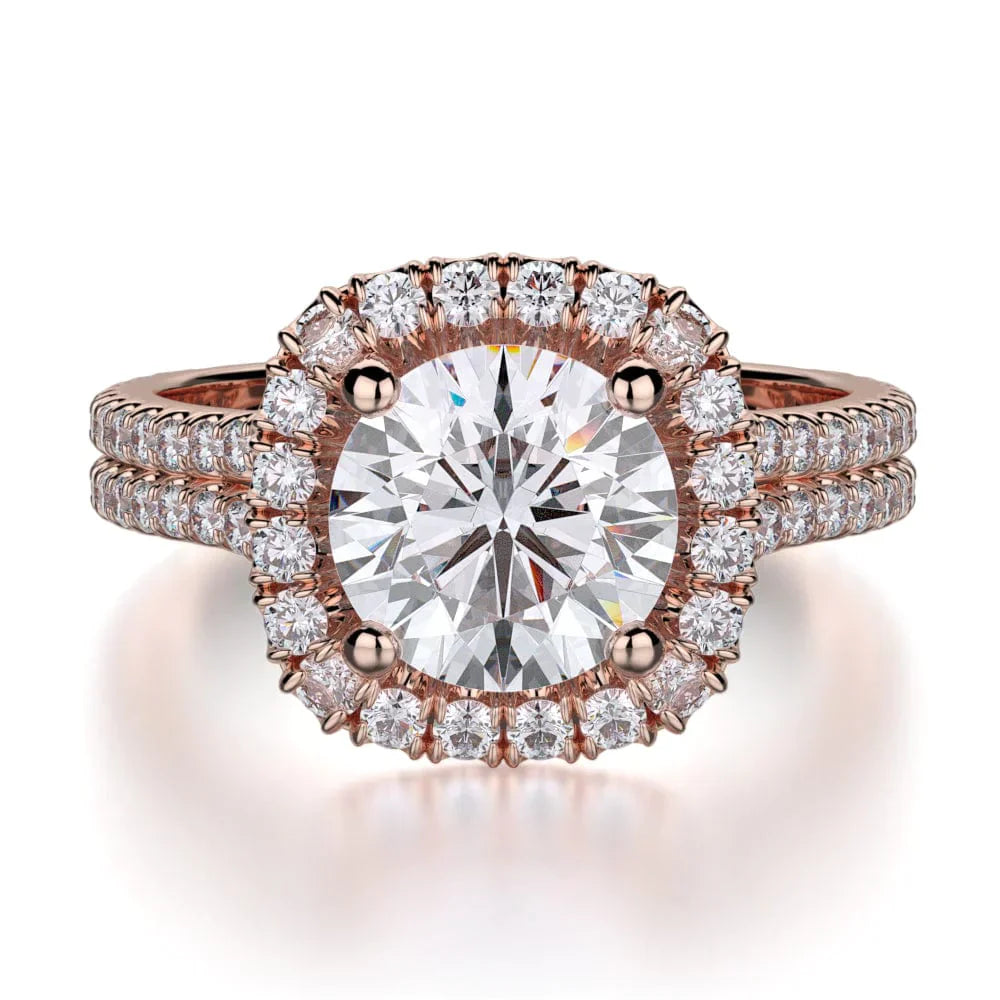 MICHAEL M Engagement Rings Rose Gold Europa R688-1 R688-1RG