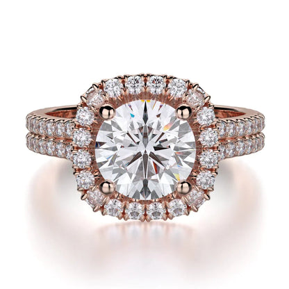 MICHAEL M Engagement Rings Rose Gold Europa R688-1 R688-1RG