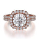 MICHAEL M Engagement Rings Rose Gold Europa R688-1 R688-1RG