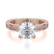 MICHAEL M Engagement Rings Rose Gold Strada R672-1.5 R672-1.5RG