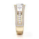 Michael M Pave Round Engagement Ring