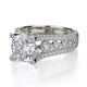 Michael M Bezel Round Engagement Ring