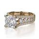 Michael M Bezel Round Engagement Ring