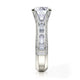 Michael M Pave Round Engagement Ring