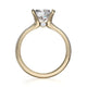 Michael M Pave Cushion Engagement Ring