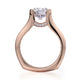 Michael M Pave Round Engagement Ring