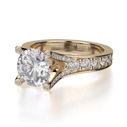 Michael M Pav�� Round Engagement Ring