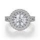 MICHAEL M Engagement Rings White Gold Europa R540-1 R540-1WG