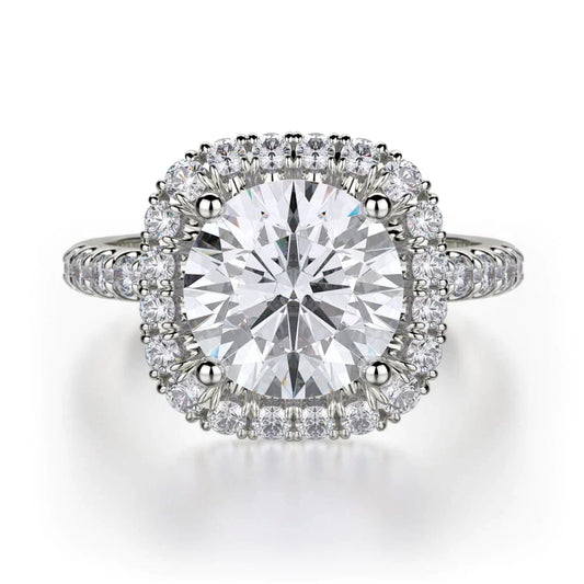 MICHAEL M Engagement Rings White Gold Europa R660-2 R660-2WG