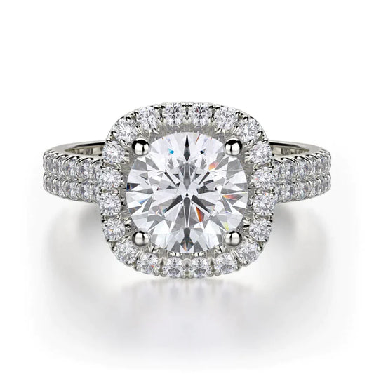 MICHAEL M Engagement Rings White Gold Europa R683-1.5 R683-1.5WG
