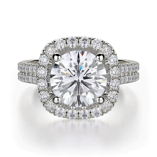 MICHAEL M Engagement Rings White Gold Europa R688-1.5 R688-1.5WG
