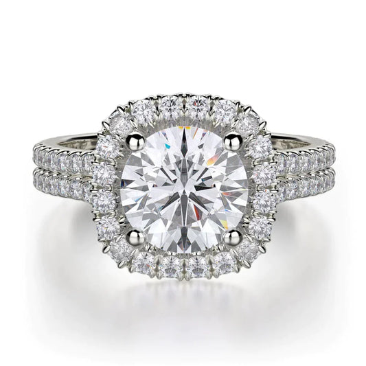 MICHAEL M Engagement Rings White Gold Europa R688-1 R688-1WG