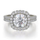 MICHAEL M Engagement Rings White Gold Europa R688-1 R688-1WG