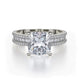MICHAEL M Engagement Rings White Gold Strada R671-2 R671-2WG