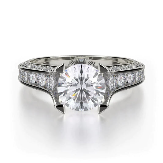 MICHAEL M Engagement Rings White Gold Strada R678-1.5 R678-1.5WG
