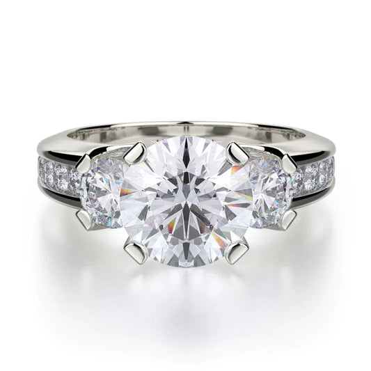 MICHAEL M Engagement Rings White Gold Trinity R429-2 R429-2WG
