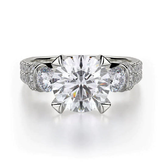 MICHAEL M Engagement Rings White Gold Trinity R475-2 R475-2WG