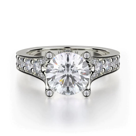 MICHAEL M Engagement Rings White Gold Trinity R507-1 R507-1WG
