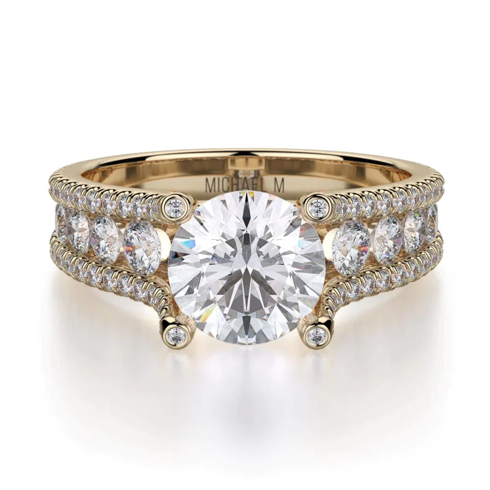 MICHAEL M Engagement Rings Yellow Gold Strada R679S-1.5 R679S-1.5YG