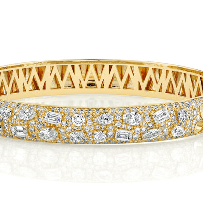 Montage Luxe Pavé Bangle Bracelet