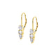 MICHAEL M Fashion Earrings 18K Yellow Gold Montage 3 Drop Earrings ER614