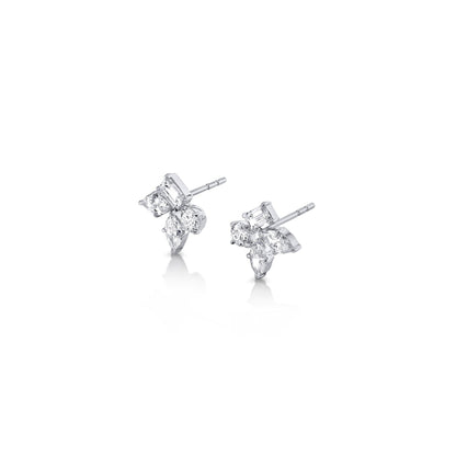 Montage Cluster Stud Earrings
