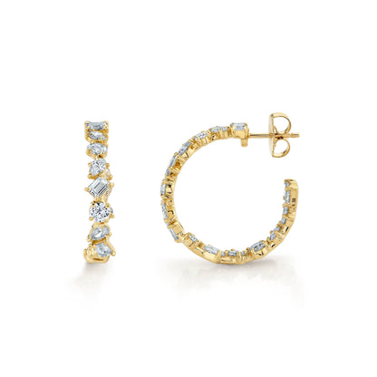 Montage Petite Hoop Earrings