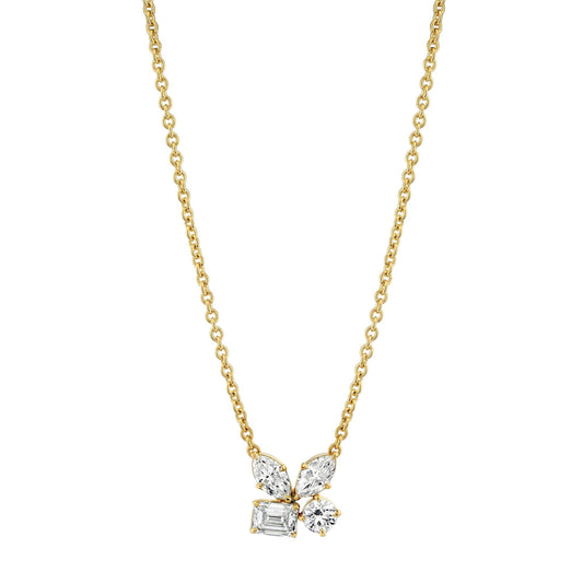 MICHAEL M Fashion Necklaces Montage Cluster Necklace