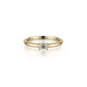 MICHAEL M Fashion Rings 14K Yellow Gold / 4 Petite Solitaire Diamond Ring B324-YG4