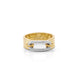 MICHAEL M Fashion Rings 18K Yellow Gold / 4 Two Tone Luxe Link Ring F360